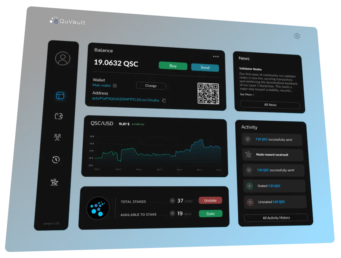 QuVault Desktop Wallet